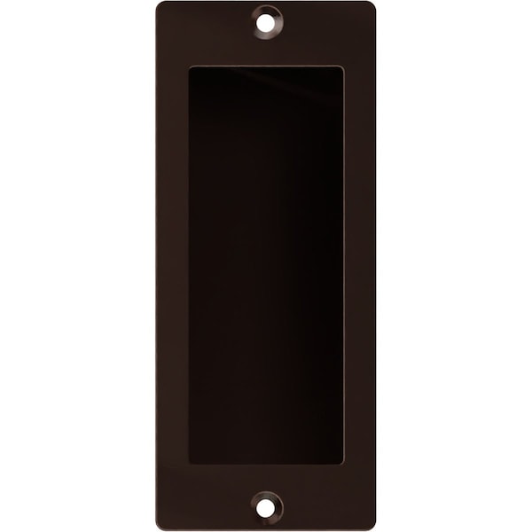 Ekena Millwork Premium 6" Flush Pull For Barn Doors 3/4" Thick or Greater, Rustic Brown GB6001FP06RB - main